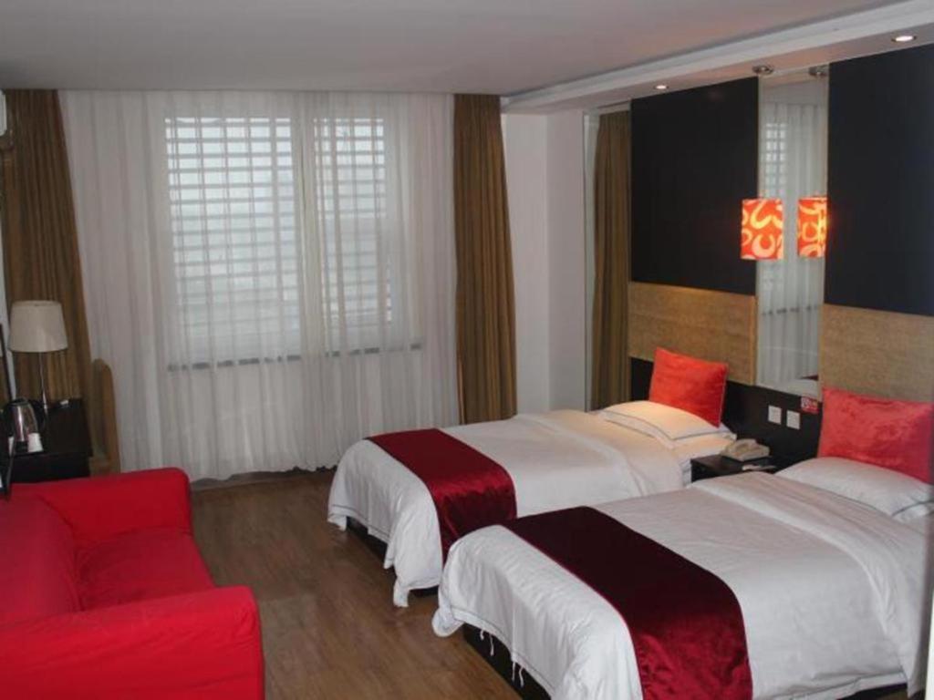 Super 8 Hotel Beijing New National Exhibition Yumin Street Exteriér fotografie